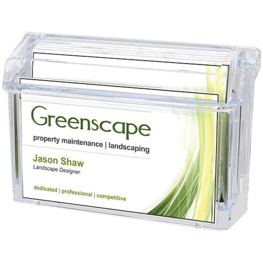 Deflecto® Grab-A-Card Outdoor Business Card Holder
